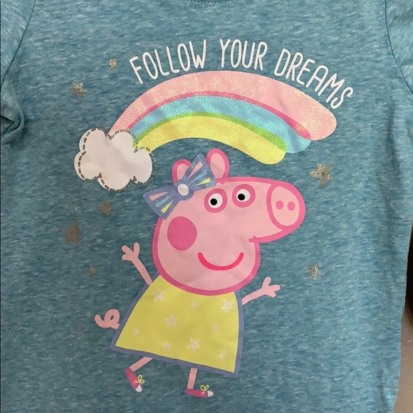 Toddler girls peps pig short sleeve graphic tee - Picture 2 of 5